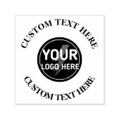 Creëer de aangepaste logo/bewerkbare sjabloon van zelfinktende stempel (Design)