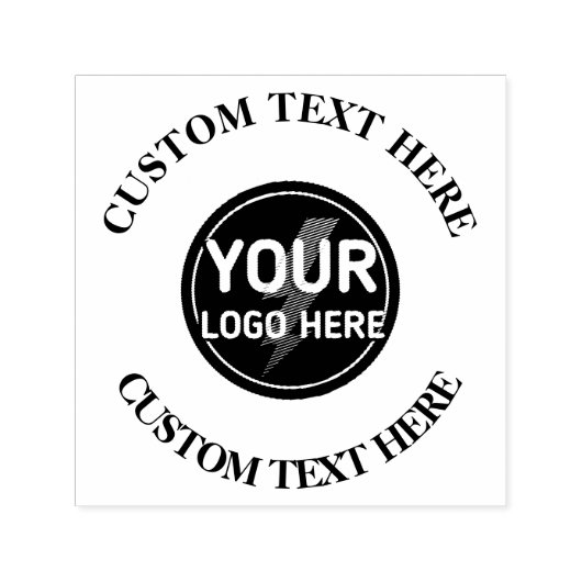 Creëer de aangepaste logo/bewerkbare sjabloon van   zelfinktende stempel (Design)