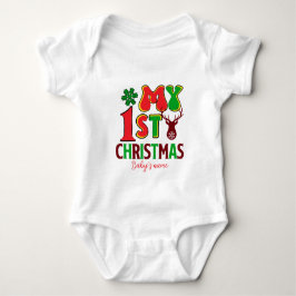 Creëer De eerste kerstdagen van je eigen baby Romper