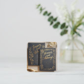 Creëer de perfecte eerste indruk getrouwd informatiekaartje (Staand voorkant)