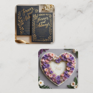 Creëer de perfecte eerste indruk getrouwd informatiekaartje