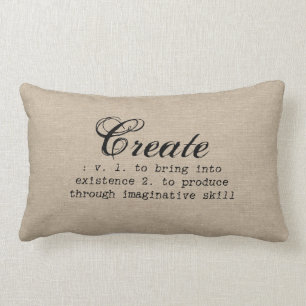  creëer--definitie roestbruin kussen