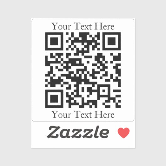 Creëer direct een QR-code met elk URL-adres Sticker (Vel)