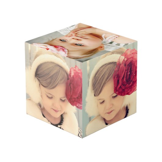 Creëer DIY Uw eigen, op maat gemaakte 5 fotozides Kubus (Achter hoekig)