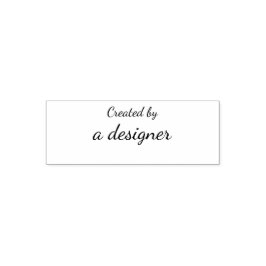 Creëer door Eigen ontwerper merk Zelfinktende Stempel