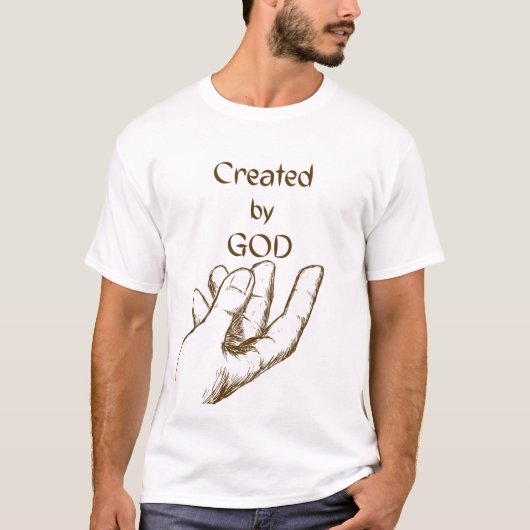 Creëer door GOD T-shirt (Voorkant)