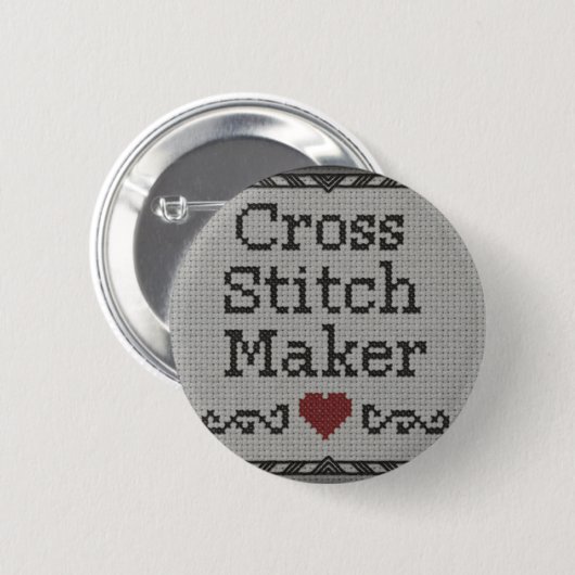 Creëer door jou! ronde button 5,7 cm (Voorkant /achterkant)