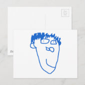 Creëer door Kinderen! Happy Baby Gift van 5 jaar o Briefkaart (Voorkant / Achterkant)