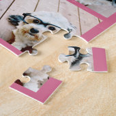 Creëer een Aangepast 8-fotocollage KAN KLEUR PICK Legpuzzel (Zijkant)