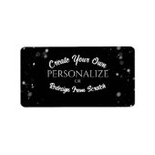 Creëer een Aangepast aangepast Etiket (Voorkant)