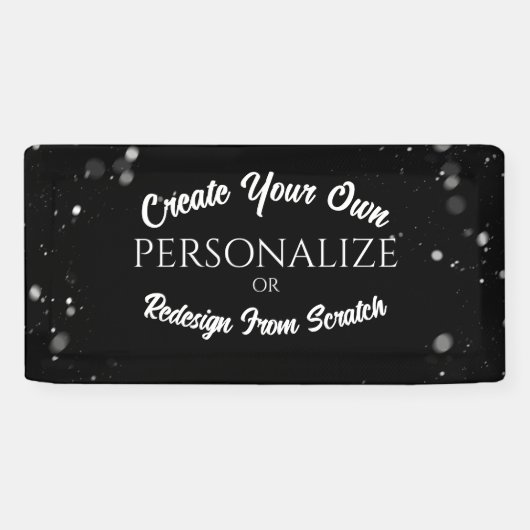 Creëer een Aangepast aangepast Spandoek (Horizontaal)