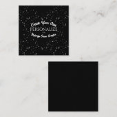 Creëer een Aangepast aangepast Vierkante Visitekaartje (Voorkant / Achterkant)