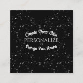 Creëer een Aangepast aangepast Vierkante Visitekaartje (Voorkant)