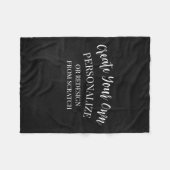 Creëer een Aangepast Fleece Deken (Voorkant (Horizontaal))