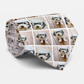 Creëer een Aangepast fotocollage met 6 foto's wit Stropdas (Opgerold)