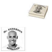 Creëer een aangepast grappig gezichtsveld goedkeur rubberstempel (Gestempeld)