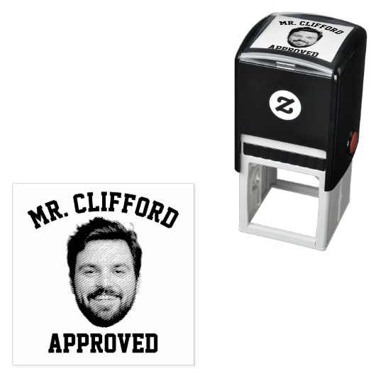 Creëer een aangepast grappig gezichtsveld goedkeur  zelfinktende stempel (In situ)