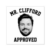 Creëer een aangepast grappig gezichtsveld goedkeur  zelfinktende stempel (Design)