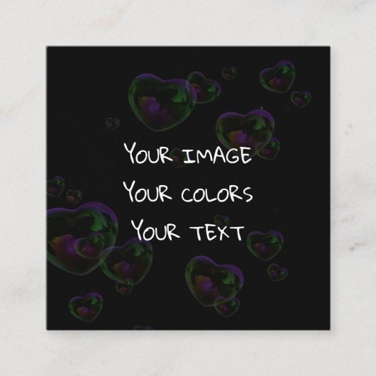 Creëer een Aangepast Vierkante Visitekaartje (Voorkant)