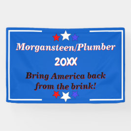 Creëer een aangepaste campagne voor politieke kand spandoek