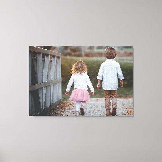 creëer Een aangepaste foto verpakte canvas muurkun (Voorkant)