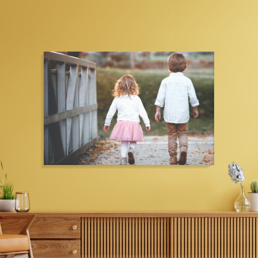 creëer Een aangepaste foto verpakte canvas muurkun (Insitu (Woonkamer))