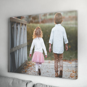 creëer Een aangepaste foto verpakte canvas muurkun Afdruk
