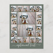 Creëer een aangepaste fotocollage - 20 foto's briefkaart (Voorkant)