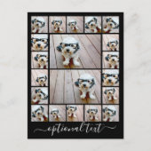 Creëer een aangepaste fotocollage - 20 foto's briefkaart (Voorkant)