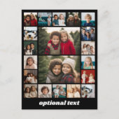 Creëer een aangepaste fotocollage - 20 foto's briefkaart (Voorkant)