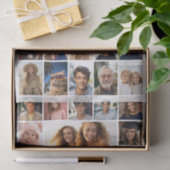 Creëer een aangepaste fotocollage - 25 foto's tissuepapier (Geschenk)