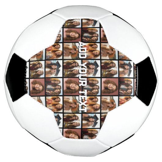 Creëer een aangepaste fotocollage - 6 foto's - Tek Voetbal (Gedraaid)