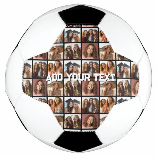 Creëer een aangepaste fotocollage - 6 foto's - Tek Voetbal (Voorkant)