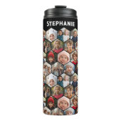 Creëer een aangepaste fotocollage met 12 foto's Na Thermosbeker (Voorkant)