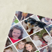 Creëer een Aangepaste fotocollage met 12 foto's Strandlaken (In situ)