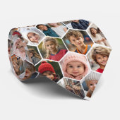 Creëer een Aangepaste fotocollage met 12 foto's Stropdas (Opgerold)