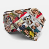 Creëer een Aangepaste fotocollage met 16 foto's Stropdas (Opgerold)