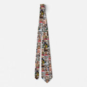 Creëer een Aangepaste fotocollage met 16 foto's Stropdas (Achterkant)