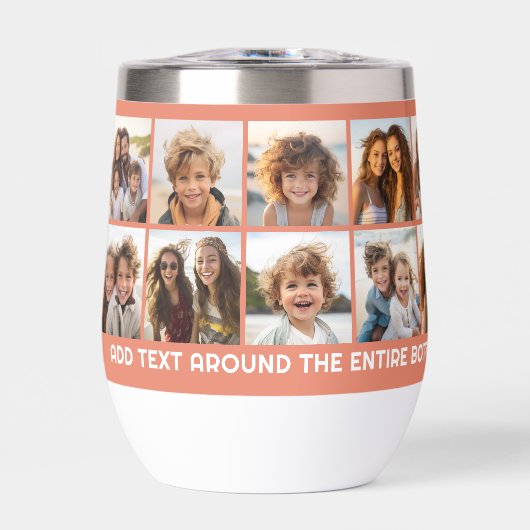 Creëer een Aangepaste fotocollage met 18 foto's (Voorkant)