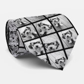 Creëer een Aangepaste fotocollage met 18 foto's Stropdas (Opgerold)