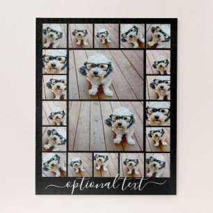 Creëer een Aangepaste fotocollage met 20 foto's Legpuzzel