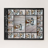 Creëer een Aangepaste fotocollage met 20 foto's Legpuzzel (Horizontaal)