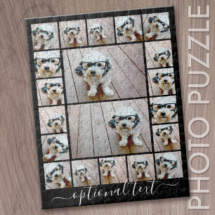 Creëer een Aangepaste fotocollage met 20 foto's Legpuzzel