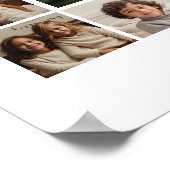 Creëer een Aangepaste fotocollage met 20 foto's Poster (Hoek)