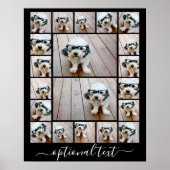 Creëer een Aangepaste fotocollage met 20 foto's Poster (Voorkant)