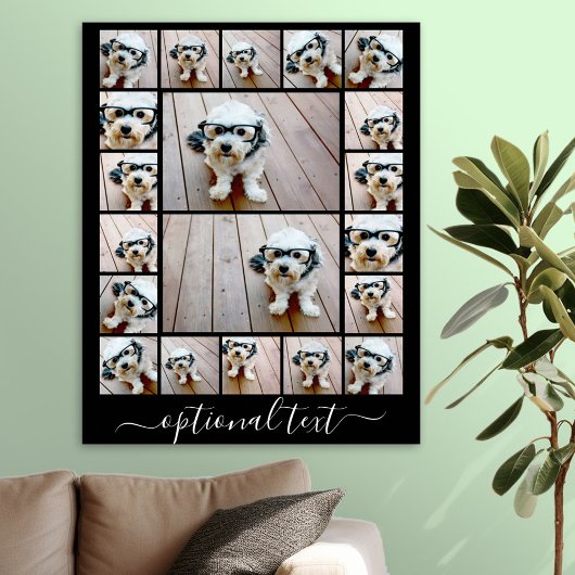 Creëer een Aangepaste fotocollage met 20 foto's Poster