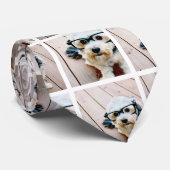 Creëer een Aangepaste fotocollage met 3 foto's Stropdas (Opgerold)