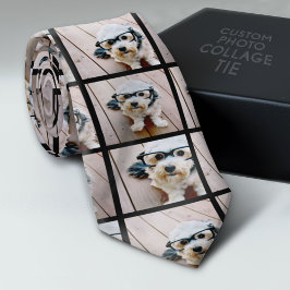 Creëer een Aangepaste fotocollage met 3 foto's Stropdas