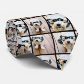 Creëer een Aangepaste fotocollage met 4 foto's Stropdas (Opgerold)