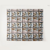 Creëer een Aangepaste fotocollage met 4 foto's Wandkleed (Voorkant (horizontaal))